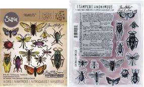 img 4 attached to Tim Holtz Entomology Stampers Framelits