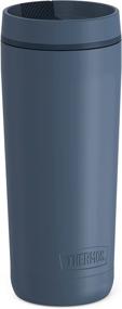 img 2 attached to 🥤 Premium Guardian Collection 18 oz Stainless Steel Tumbler by THERMOS - Sleek Slate Design