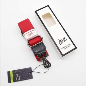 img 3 attached to Stylish Adjustable Stripe Purse Strap for Women's Handbags & Wallets