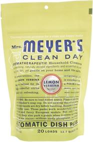 img 4 attached to 🍋 6 Packs of Mrs. Meyer's Clean Day Automatic Dish Packs, Lemon Verbena - 20 ct each