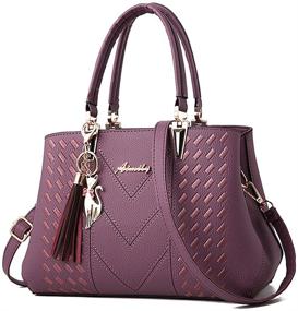 img 4 attached to ALARION Designer Women's Shoulder Handbags with Wallets - Quality Messenger Handbags