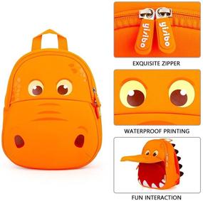 img 1 attached to Waterproof Toddler Cartoon Backpack by Yisibo