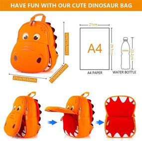 img 2 attached to Waterproof Toddler Cartoon Backpack by Yisibo