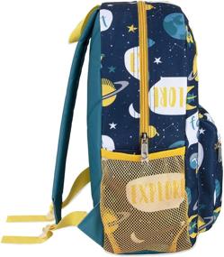 img 2 attached to Versatile Boys Backpack for Lunch, Pencil and Accessories: Get Organized!