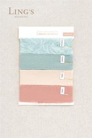 img 1 attached to 🎀 Ling's Moment Handmade Fringe Chiffon Silk-Like Ribbon - Smooth, Vibrant Colors for Summer Desert Palette