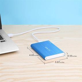 img 2 attached to 💾 ACASIS HDD 2.5" 120GB Portable External Hard Drive USB3.0 - Best Storage Solution for PC, Laptop, Mac, PS4, Xbox One (Blue)