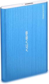 img 1 attached to 💾 ACASIS HDD 2.5" 120GB Portable External Hard Drive USB3.0 - Best Storage Solution for PC, Laptop, Mac, PS4, Xbox One (Blue)