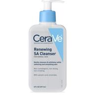 🧼 cerave sa cleanser - salicylic acid face wash with hyaluronic acid, niacinamide & ceramides | bha exfoliant for face - 8 ounce logo