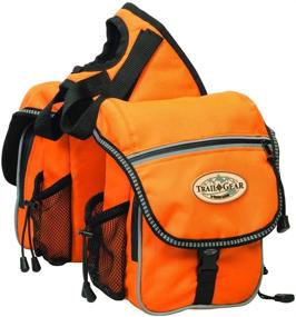 img 1 attached to 🎒 Удобная и прочная сумка для поммеля Weaver Leather Trail Gear - улучшите свой опыт верховой езды!