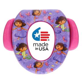img 4 attached to 🦋 Nickelodeon Dora The Explorer Butterfly Buddies Soft Potty Training Seat