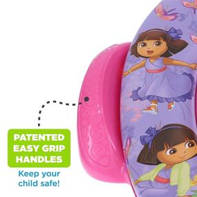 img 3 attached to 🦋 Nickelodeon Dora The Explorer Butterfly Buddies Soft Potty Training Seat