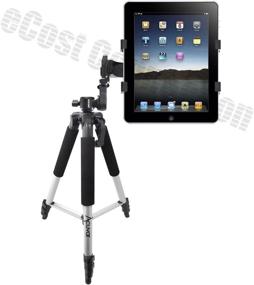 img 3 attached to 📸 Acuvar 57" Pro Series Aluminum Tripod with Tablet Mount for iPads, iPad Air, iPad Mini, and More