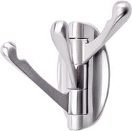 🔀 versatile leyden swivel towel hook: brushed nickel swivel arms, flexible & heavy duty stainless steel design logo