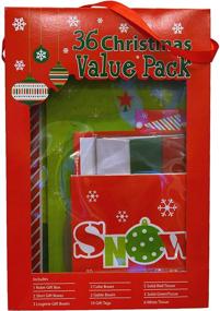 img 1 attached to 🎁 Holiday Gift Wrapping Kit - Complete Set of Boxes, Tags, and Tissue Paper - All-in-One for Present Packaging