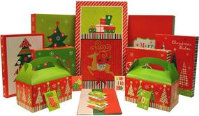 img 2 attached to 🎁 Holiday Gift Wrapping Kit - Complete Set of Boxes, Tags, and Tissue Paper - All-in-One for Present Packaging