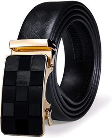 img 1 attached to 👔 Dubulle Automatic Adjustable Graduate Men's Belt Accessory - A Perfect Blend of Style and Functionality