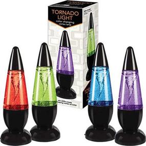 img 1 attached to Color Changing LED Tornado Mood Night Light Lamp