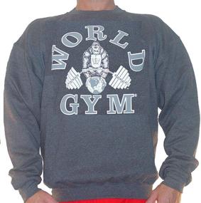 img 1 attached to W801 World Gym Sweatshirt Classic Men's Clothing for Active