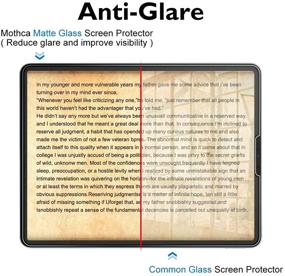 img 3 attached to 📲 Mothca Matte Screen Protector for iPad Pro 12.9 Inch - Anti-Glare, Anti-Fingerprint, 9H Hardness, HD Tempered Glass Shield - Perfect Companion for Gaming