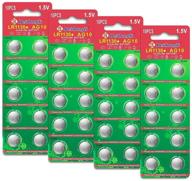 🔋 lr1130 ag10 1.5v alkaline button cell batteries - long-lasting, 40-pack with 5-year warranty logo