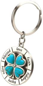 img 4 attached to 🍀 Lucky Girlfriend Spinning Clover Charm