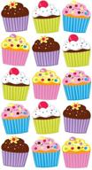 🧁 vibrant vellum and sparkling glitter cupcake stickers by sticko logo