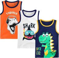 👕 zukocert boys' clothing and tops, tees & shirts - toddler t shirt undershirt bx88 set3 130 logo