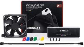 img 2 attached to ✨ Noctua NF-A9 PWM Chromax Black Swap, Premium Quiet 4-Pin Fan (92mm, Black)