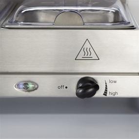 img 2 attached to 🔥 Warm and Durable: Proctor Silex 34300 Stainless Steel Warming Appliance