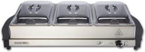 img 3 attached to 🔥 Warm and Durable: Proctor Silex 34300 Stainless Steel Warming Appliance