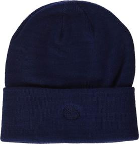 img 1 attached to 🧢 Timberland Men's Cuffed Beanie with Logo Embroidery