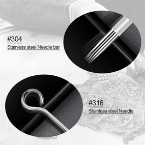 img 1 attached to 🖋️ CINRA Tattoo Needles - 50Pcs Disposable Sterile Bugpin Mag Shading Bulk Tattoo Needle Kit for Tattoo Machines and Supplies - Mixed Sizes (3RL, 5RL, 7RL, 9RL, 3RS, 5RS, 7RS, 9RS, 7M1, 9M1) - Pack of 50