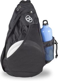 img 4 attached to 🎒 Ultimate Disc Golf Backpack Slinger Bag: Holds 8-12 Discs in Vibrant Multiple Colors