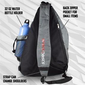 img 1 attached to 🎒 Ultimate Disc Golf Backpack Slinger Bag: Holds 8-12 Discs in Vibrant Multiple Colors