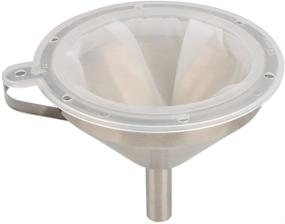 img 1 attached to 🍲 ATPWONZ Food Filter Jam Straining Set: 400 Mesh Strainer for 5 Inch Kitchen Funnel - Efficient Filtering Solution