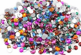 img 3 attached to 💎 Premium 1 lb Assorted Crafting Gems: Over 1000 Pieces with Holes (700PCS+)