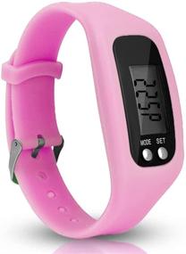 img 4 attached to 📈 Easy-to-Use Fitness Tracker for Women, Men & Kids: Step Counter, Calorie Burner, and Pedometer in One!