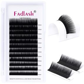 img 3 attached to 👁️ Elevate your Eyes with L Curl Eyelash Extensions, 0.10 Mix Tray 8-14mm Silk Individual Lashes - Must-Have Classic Lash Extension Supplies (0.10-L, 8-14mm Mixed)