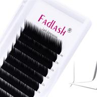 👁️ elevate your eyes with l curl eyelash extensions, 0.10 mix tray 8-14mm silk individual lashes - must-have classic lash extension supplies (0.10-l, 8-14mm mixed) logo