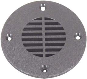 img 1 attached to 🌊 T-H Marine Black Floor Drain and Vent Cover - 2.5 Inches