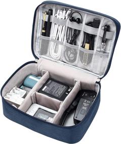 img 4 attached to Электронный органайзер водонепроницаемый для аксессуаров электроники в офисе и органайзер сумок и чехлов для кабелей.