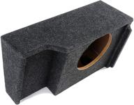 atrend bbox a151-12cp single 12" sealed carpeted subwoofer enclosure - compatible with 1999-2007 chevrolet/gmc silverado/sierra extended cab, in charcoal finish logo