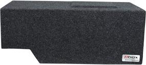img 2 attached to Atrend Bbox A151-12CP Single 12" Sealed Carpeted Subwoofer Enclosure - Compatible with 1999-2007 Chevrolet/GMC Silverado/Sierra Extended Cab, in Charcoal Finish