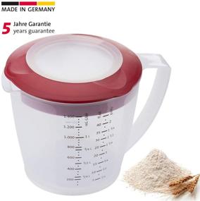 img 3 attached to 🔴 Westmark 47-Ounce Multipurpose Measuring Cup and Mixing Pitcher with Splash Guard (Red): Versatile Kitchen Essential for Precise Measurements and Mess-Free Mixing