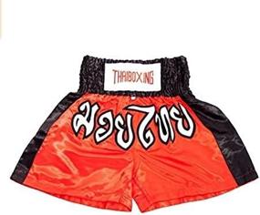 img 2 attached to Asmanjune Boxing Shorts Trunks Satin Sports & Fitness