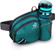 🎒 waterfly hiking waist bag fanny pack: multi-functional gear for running, dog walking, and outdoor activities - fits all phones and water bottle holder (bottle not included) logo