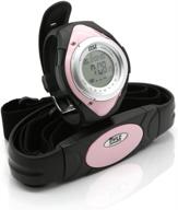 💖 pyle phrm38pn pink fitness heart rate monitor: water-resistant wristband sports pedometer with calorie counter and target zones логотип