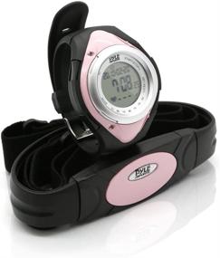 img 4 attached to 💖 Pyle PHRM38PN Pink Fitness Heart Rate Monitor: Water-Resistant Wristband Sports Pedometer with Calorie Counter and Target Zones