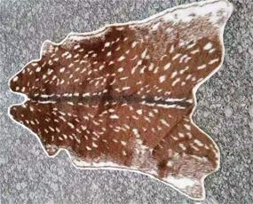 img 2 attached to Print Cowhide Animals Carpet 3 4FtX2 9Ft