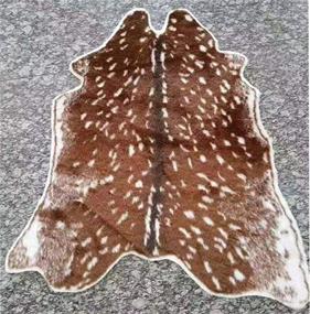 img 1 attached to Print Cowhide Animals Carpet 3 4FtX2 9Ft